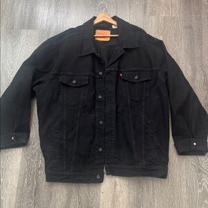 Levi’s Black Denim Jean Trucker Jacket 4XL